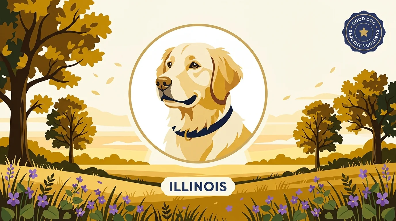 Sargent's Goldens editorial profile card showing tier rating, Illinois location, and key credentials
