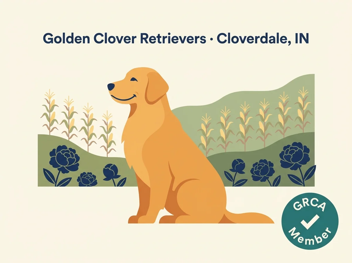 Golden Clover Retrievers editorial profile card showing tier rating, location, and key credentials