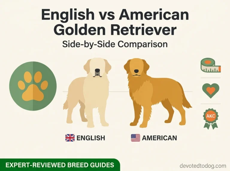 English Vs American Golden Retriever editorial guide cover