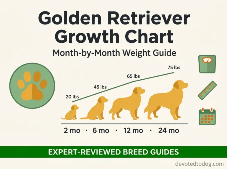 Golden Retriever Growth Chart editorial guide cover