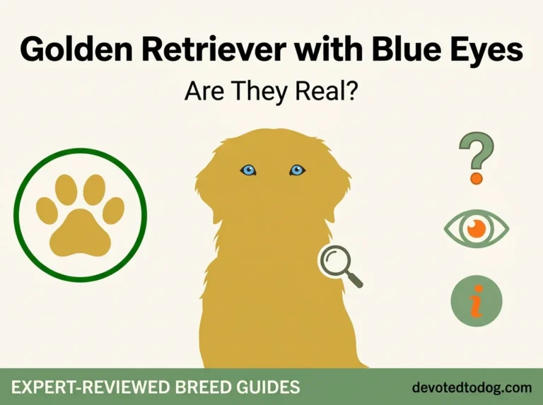 Golden Retriever With Blue Eyes editorial guide cover