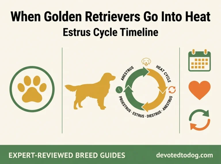 Golden Retrievers Go Into Heat editorial guide cover