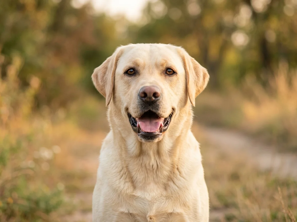 Yellow Labrador Retriever — friendly adult portrait