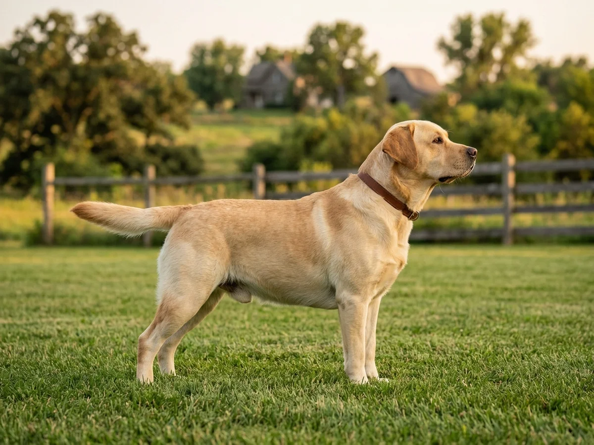 Labrador Retriever representing Hedge Lane Labradors in Baldwin City, KS