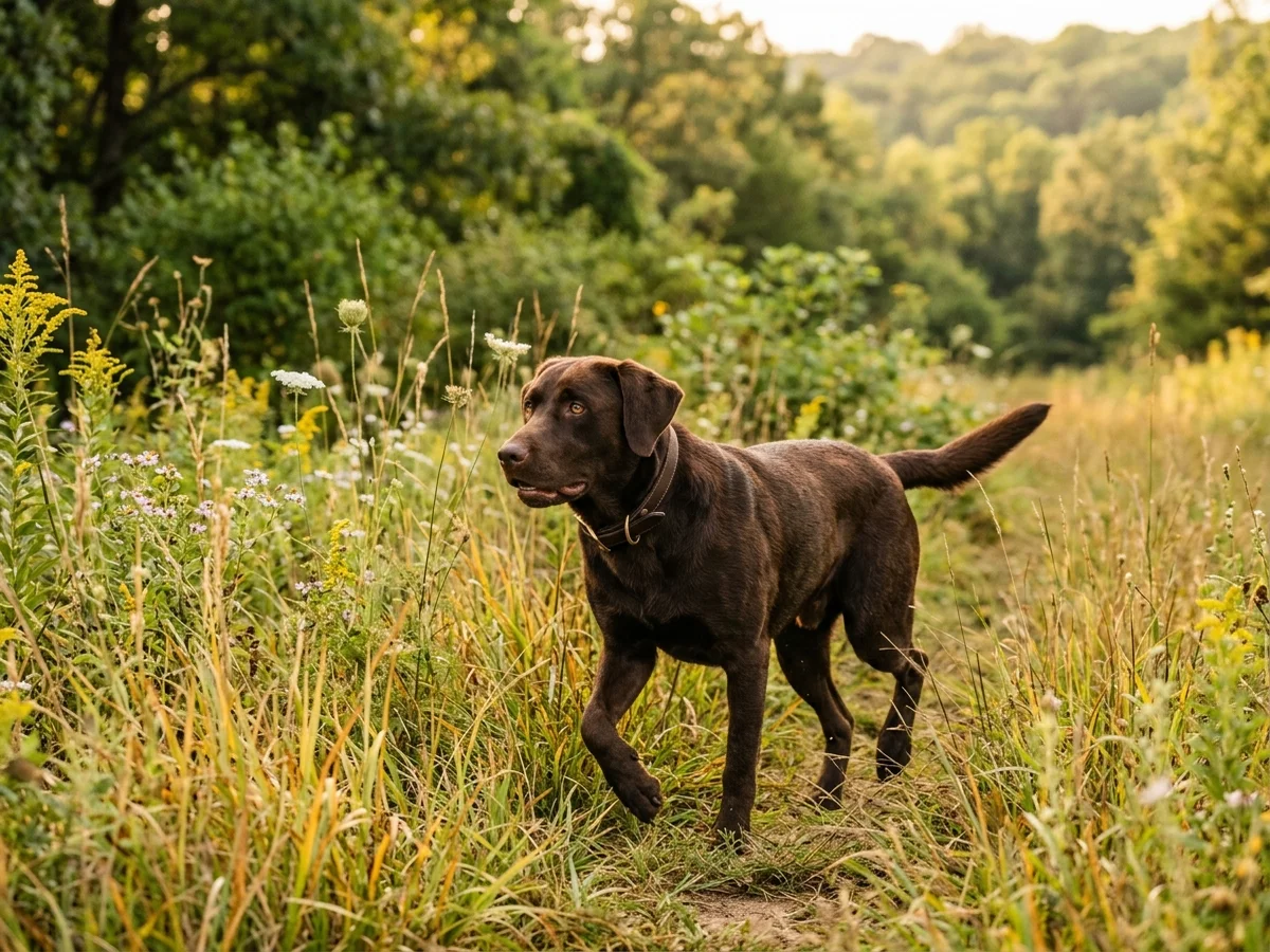 Labrador Retriever representing Double T Labradors in Pottersville, MO