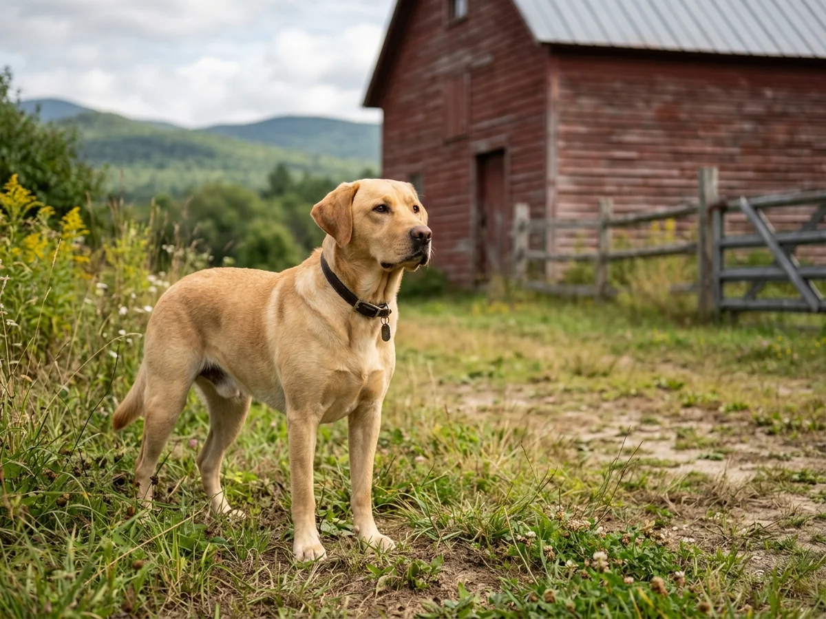 Labrador Retriever representing West Wind Farm Labradors in Landaff, NH