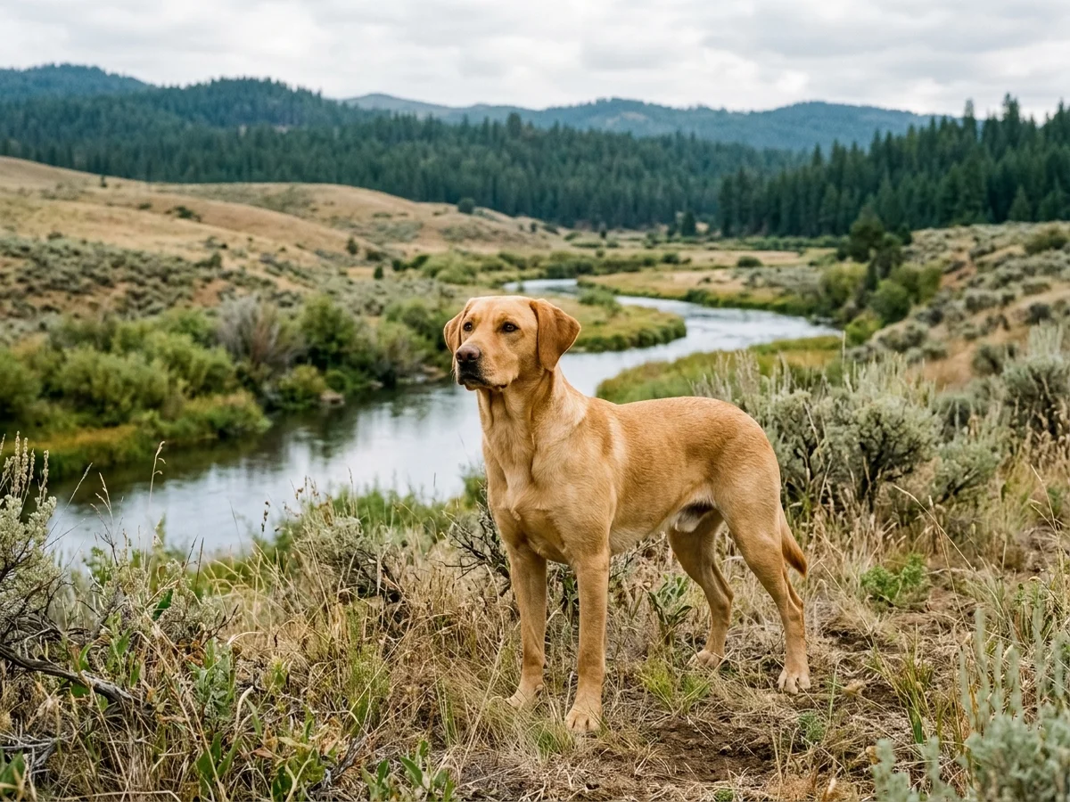 Labrador Retriever representing Elk Creek Gun Dogs in Drain, OR