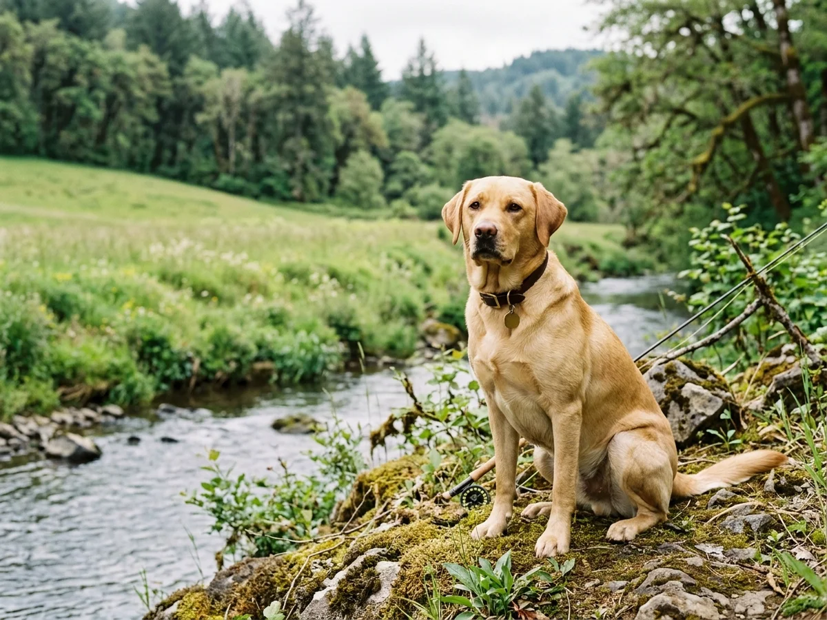 Labrador Retriever representing Lincoln Creek Valley Labradors in Oregon