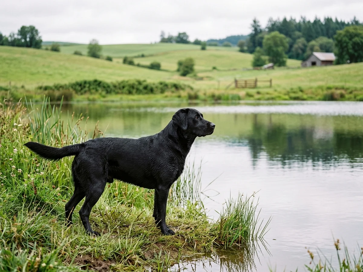 Labrador Retriever representing Merganser Labrador Retrievers in Creswell, OR