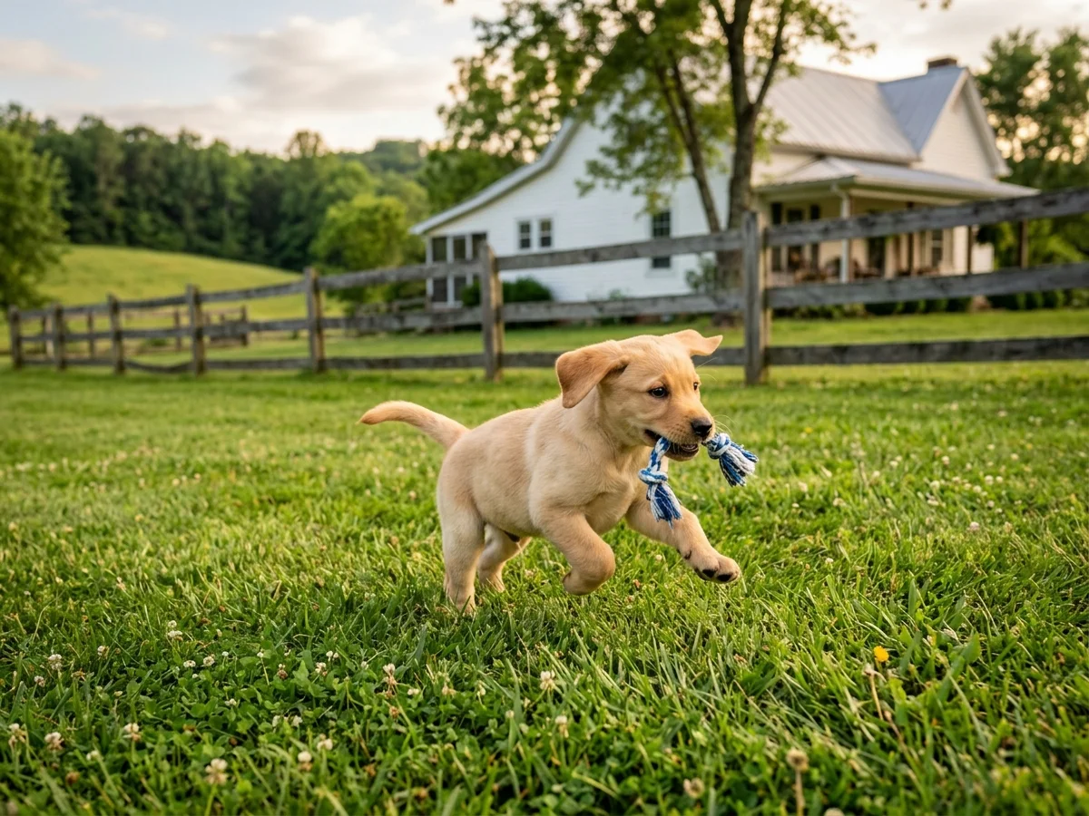 Labrador Retriever representing Pleasant Knoll Labrador Retrievers in Tennessee