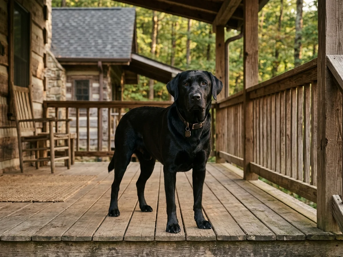 Labrador Retriever representing UC Labradors in Tennessee
