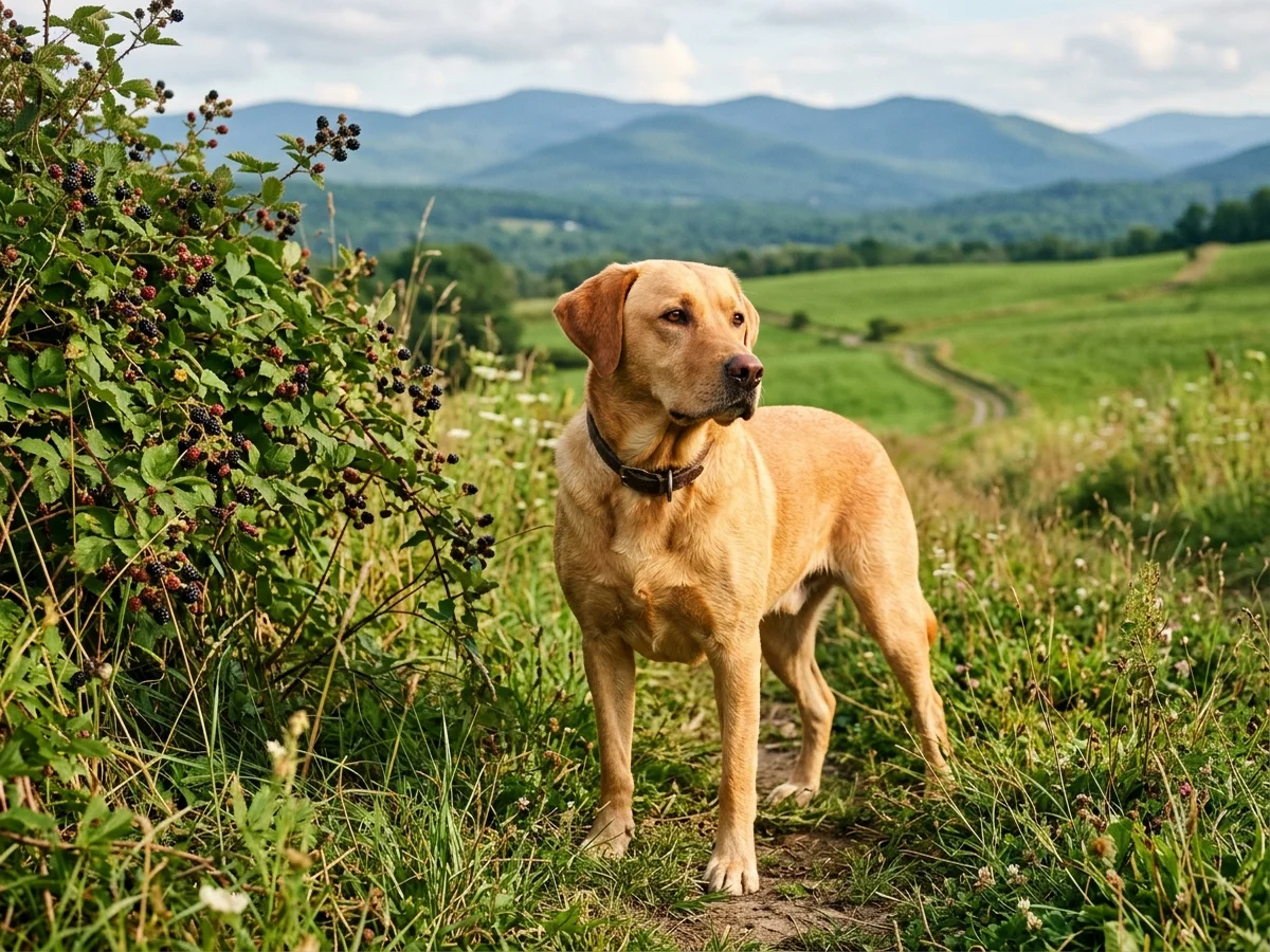 Labrador Retriever representing Blackberry Hill Labradors in Vermont