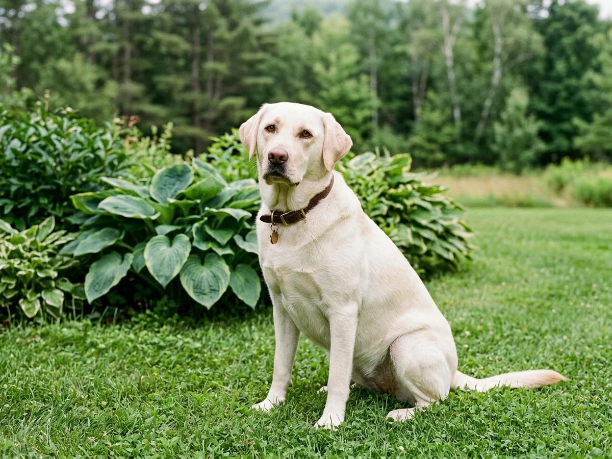 Labrador Retriever representing Lemieux Labs in Vermont