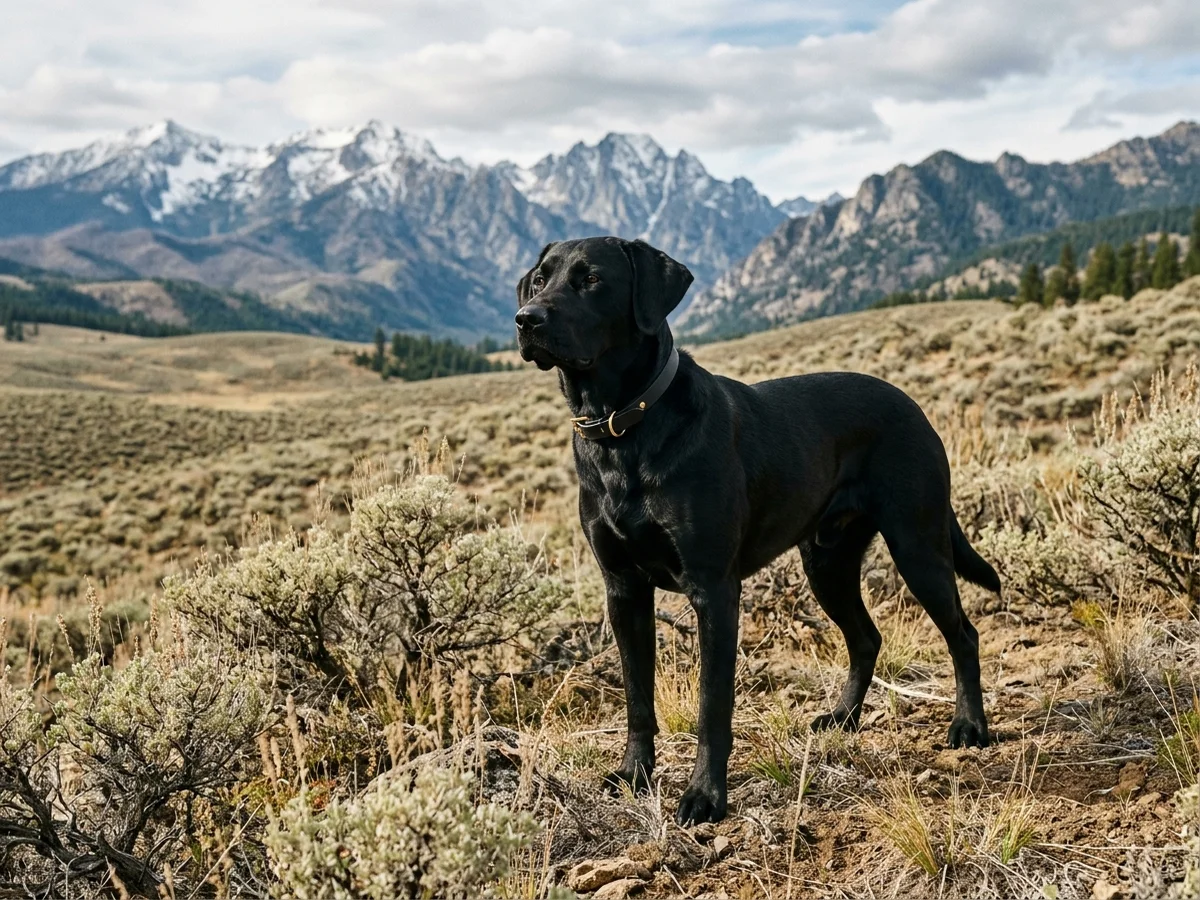 Labrador Retriever representing Lost Spring Retrievers in Ellensburg, WA