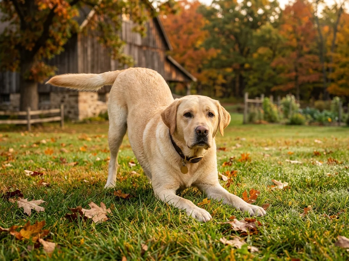 Labrador Retriever representing Morning Dew Retrievers in Wisconsin