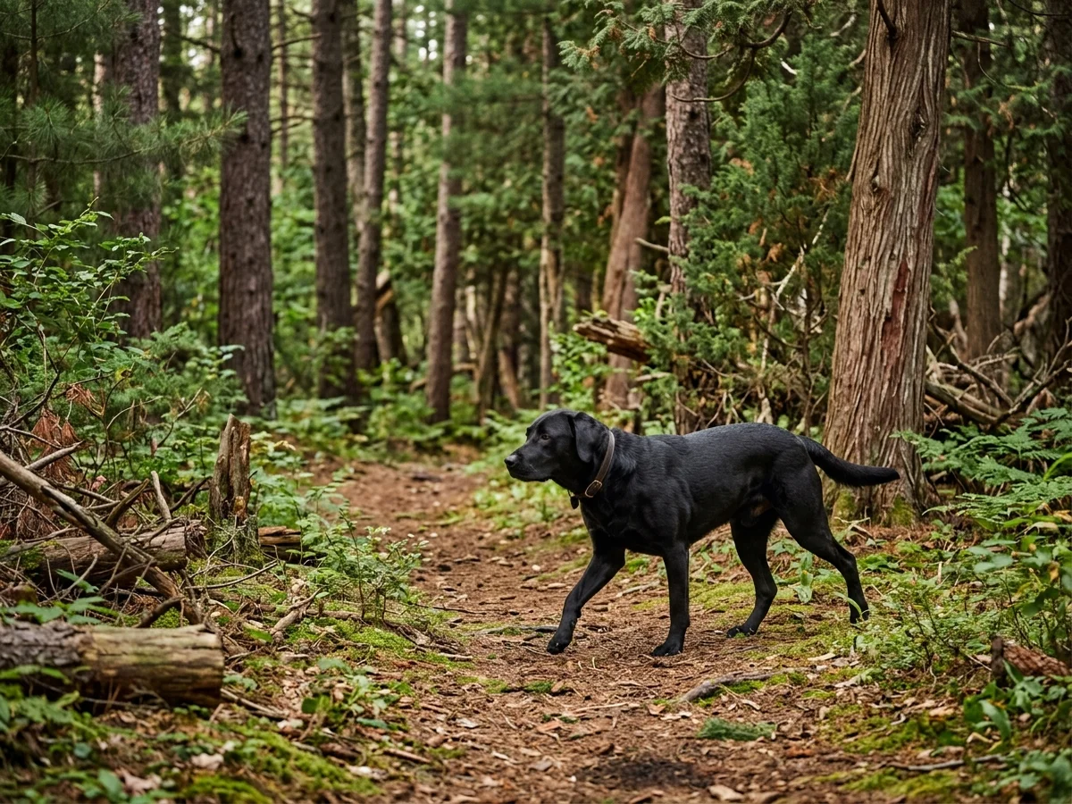Labrador Retriever representing Red Cedar Retrievers in Menomonie, WI