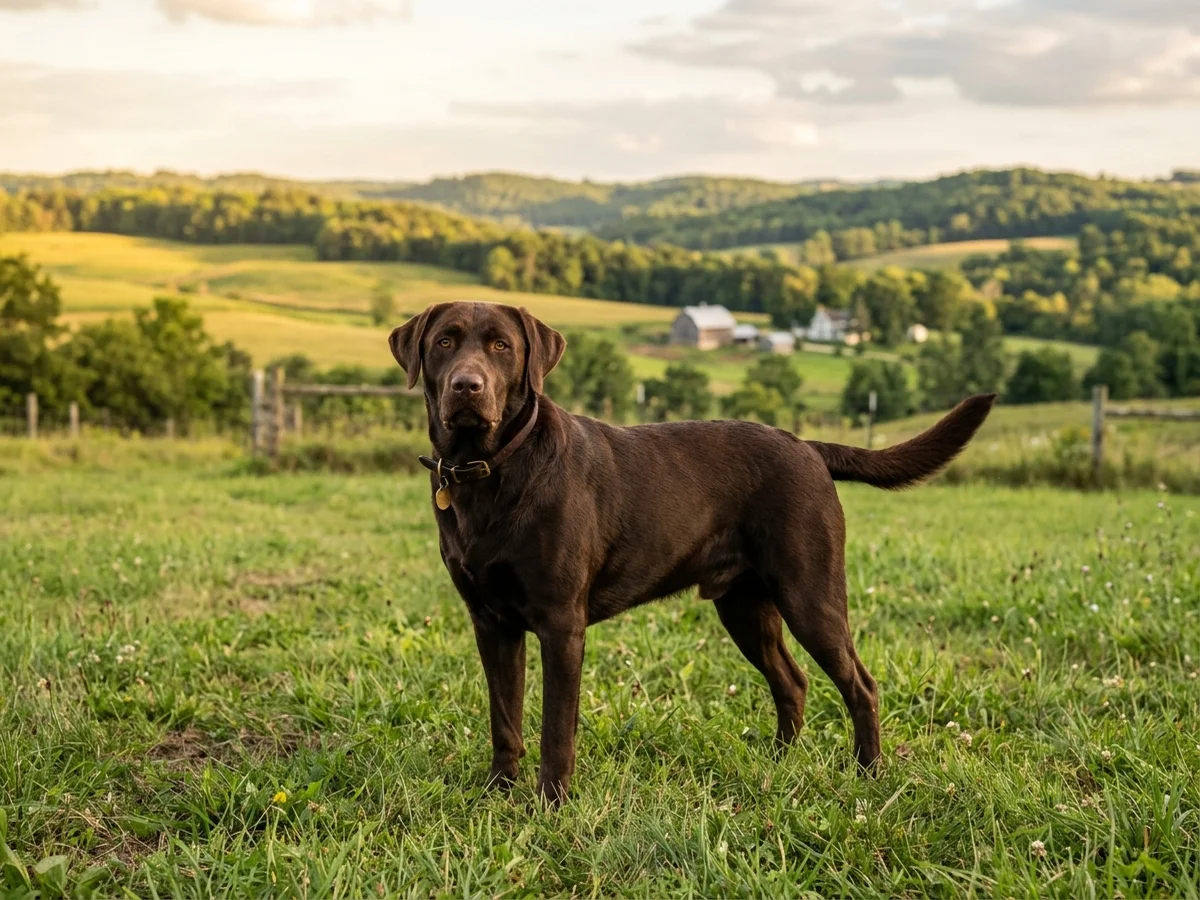 Labrador Retriever representing Thunder Labradors in south of Madison, WI