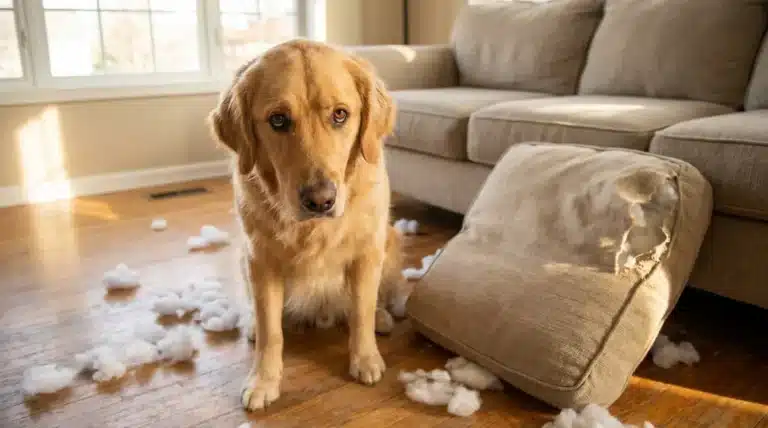 Golden Retriever Destructive Chewing: Stop It for Good