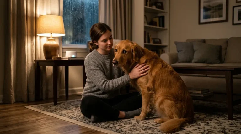 Golden Retriever Fireworks & Thunderstorm Anxiety Guide