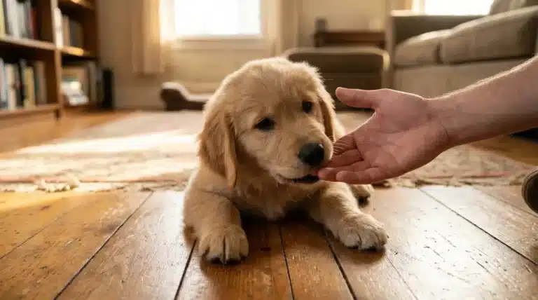 Golden Retriever Mouthing and Nibbling: How to Stop It