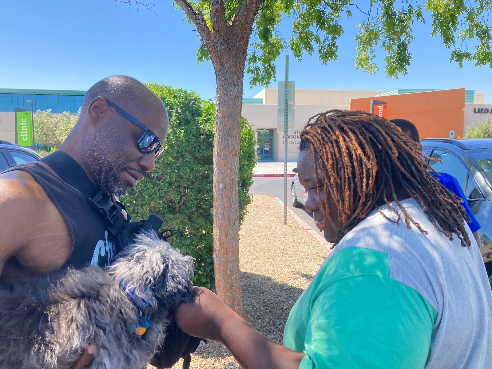 Sassy the small dog reuniting with her family after being found 200 miles from home